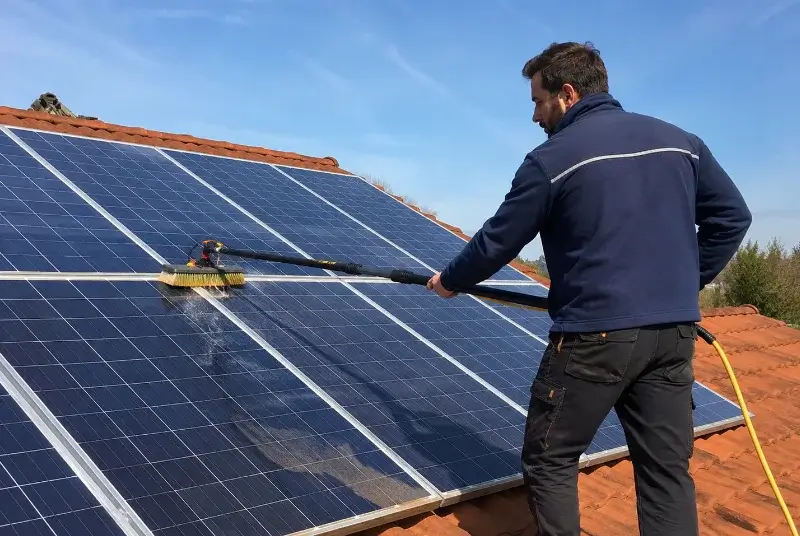 Nettoyage et entretien de panneaux solaires à Estaires